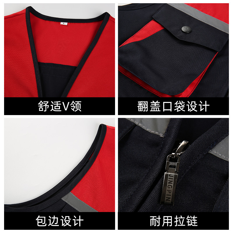Reflective Safety Vest Customizable for Construction Work Uniform Worker Uniform Vest