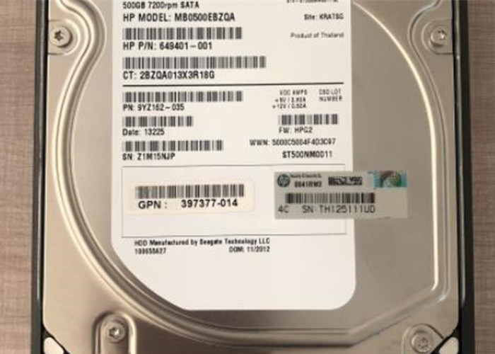 458928-B21 459319-001 HP Hard Disk 500G SATA 7.2K 3.5 Inch Compact Size