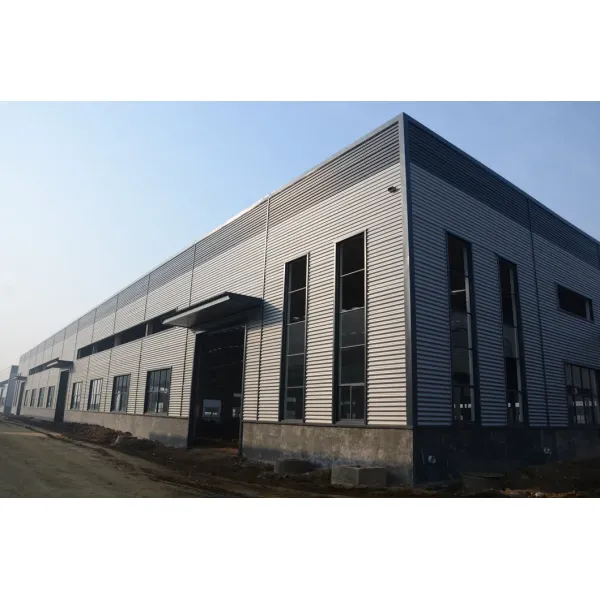Prefabricated Steel Structure Industrial Workshop Building with CE Certificate, Customized Size, and Seismic Grade 8