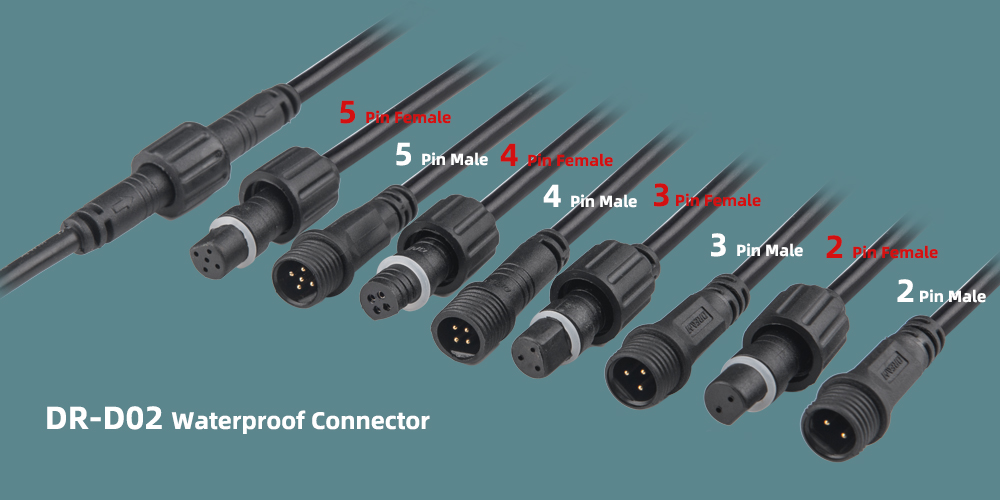 Factory Dream-start M Series Connector IP67 M10 2 3 4 5 6Pin Circular Waterproof Connector