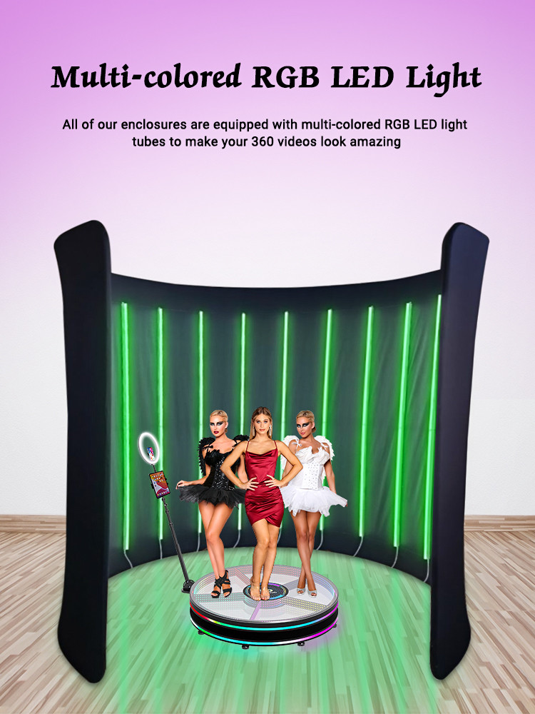Vogue Led Photo Backdrop 360 Photo Booth Led Video Backdrop Green Screen