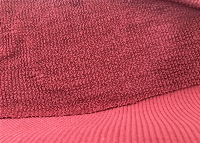Dyed Colors Recycled Polyester Fabric DTM Weft Knitted Sustainable 2 Way Stretch
