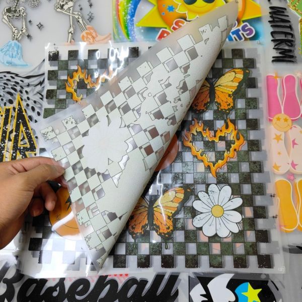 Washable Custom Heat Transfer Logo High Stretch DTF Transfer Printing Durable For Heat Transfer T Shirts