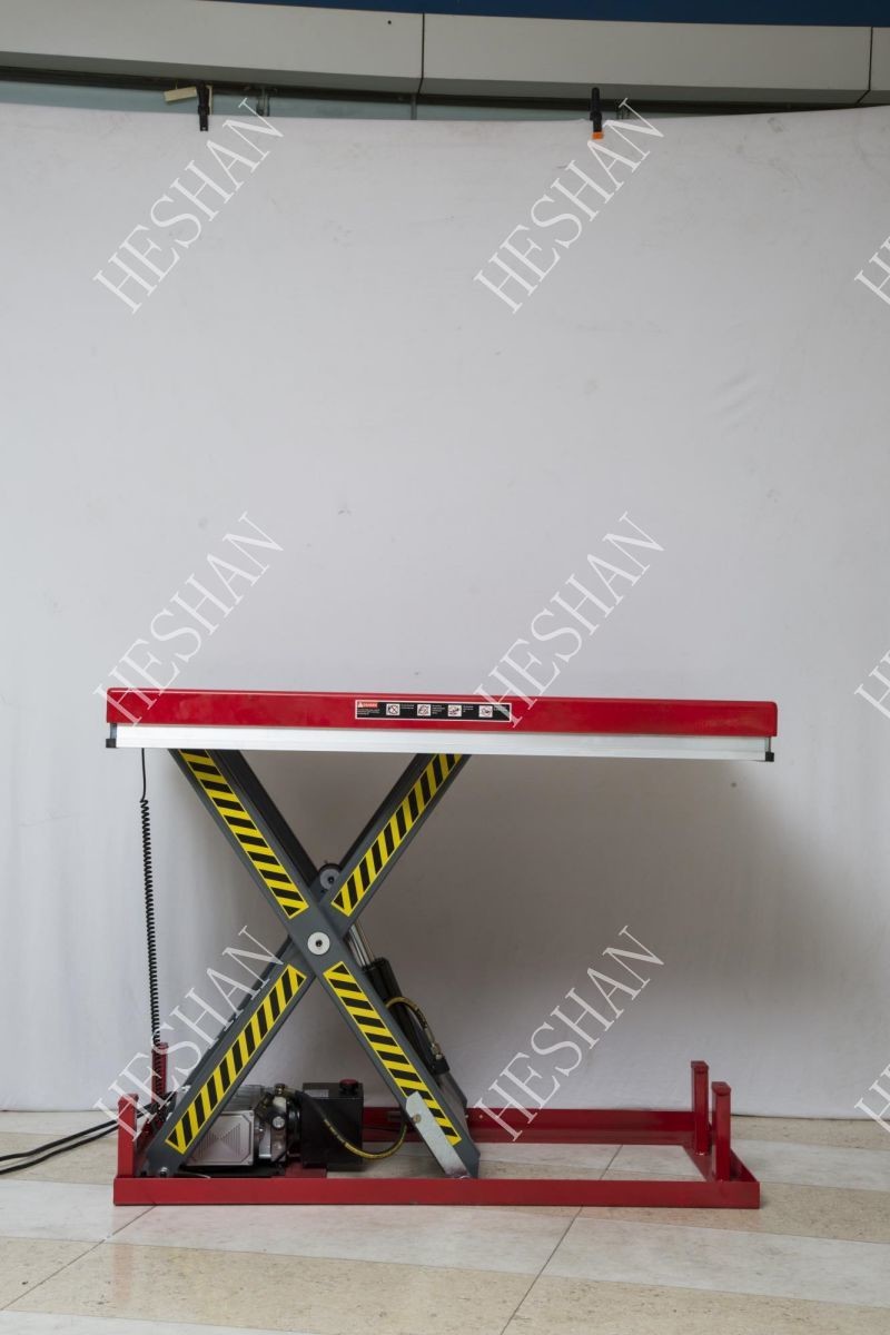 Remote Control Hydraulic Electric Scissor Lifting Table with CE