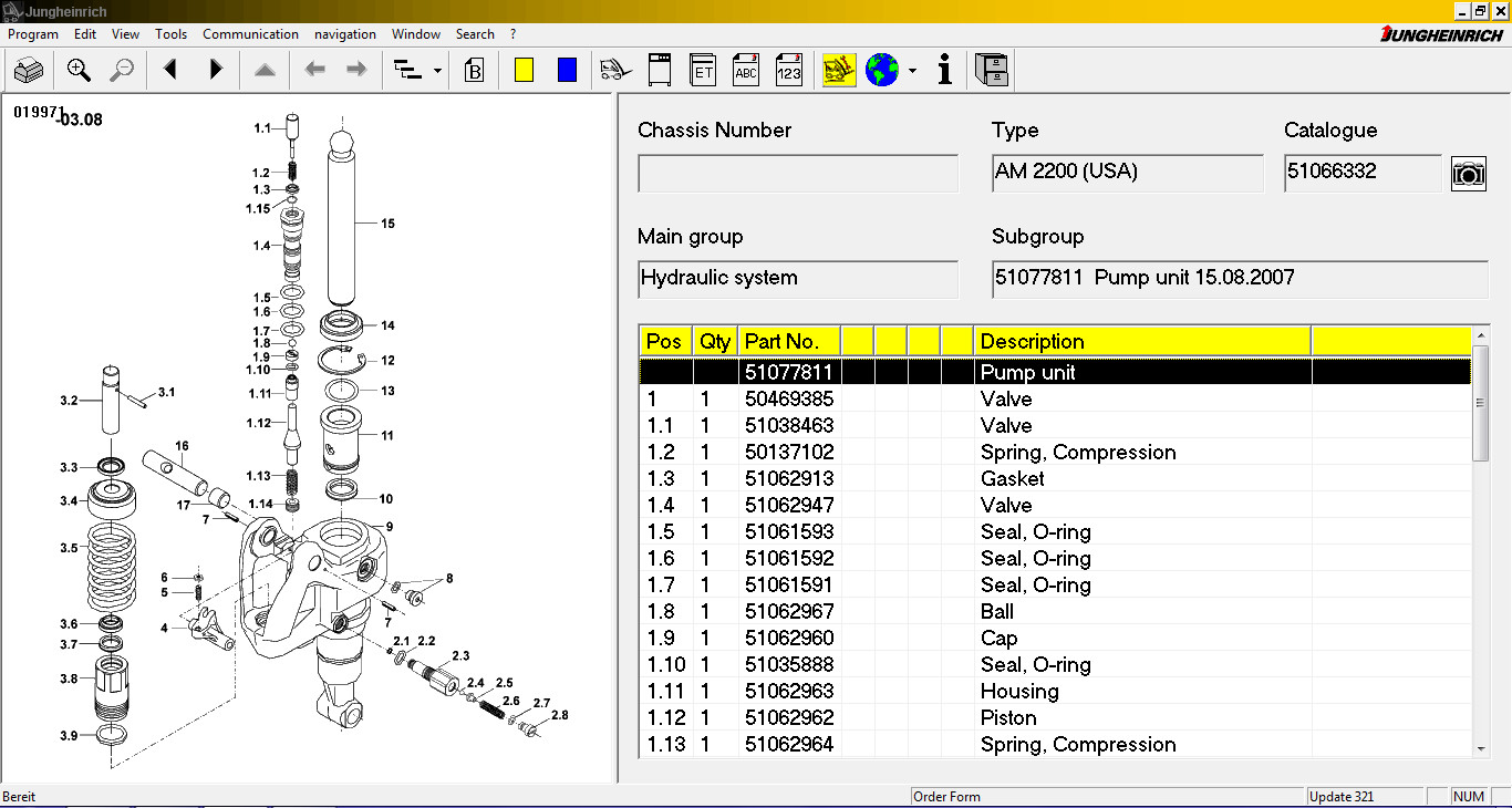 Jungheinrich Forklift Diagnostic Tools Judit ET V4.32 Update 321 08.2016 Plus Expire Patch License