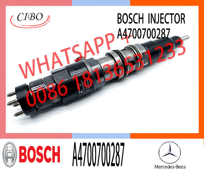 Diesel Fuel Injector 0445120374 A4700700287 Injector For Mercedes Common Rail Injector 0445120374 A4700700287