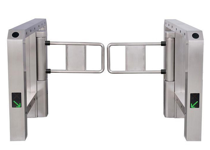 IP32 Pedestrian Swing Barrier Gate Electro Mechanical Brush 24VDC