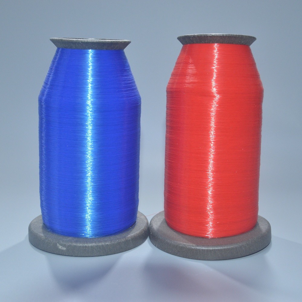 120D 0.12mm Polyamide Yarn Blue Color Invisible Embroidery Thread