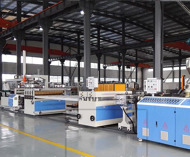 Recycled Building Door Board Production Line , PVC WPC Door Panel Plastic Machine