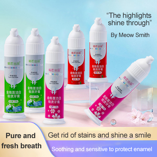 Dispensing System Teeth Whitening Cleaning Foam 3 Flavor Choices For Brighter Smile
