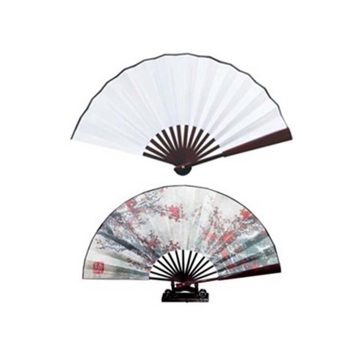 Blank 8'' and 10'' Silk Sublimation Fan For Sublimation Photos Printing