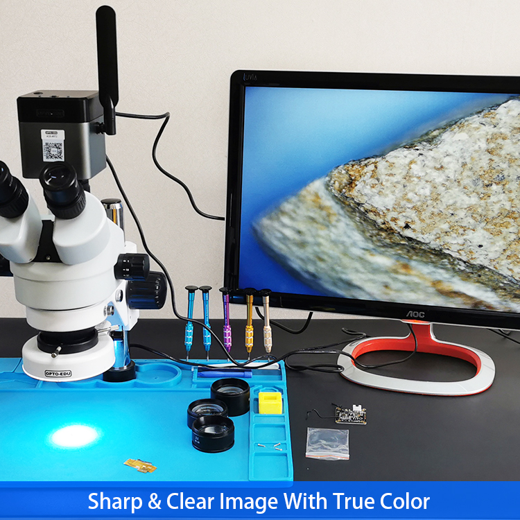OPTO-EDU A59.4972 12.0M 8K 5G WIFI Camera Microscope Hdmi