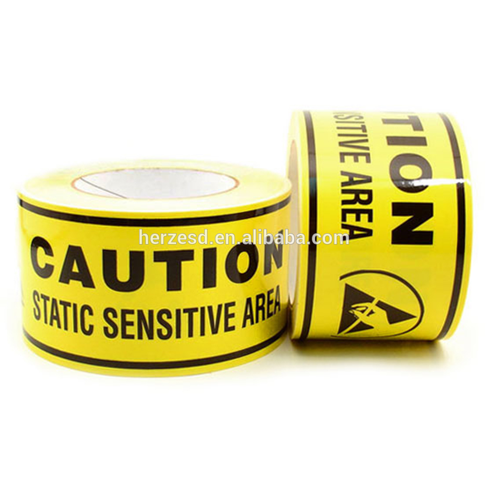 Wear Resistant PE PVC Area Printed EPA ESD Masking Grid Tape