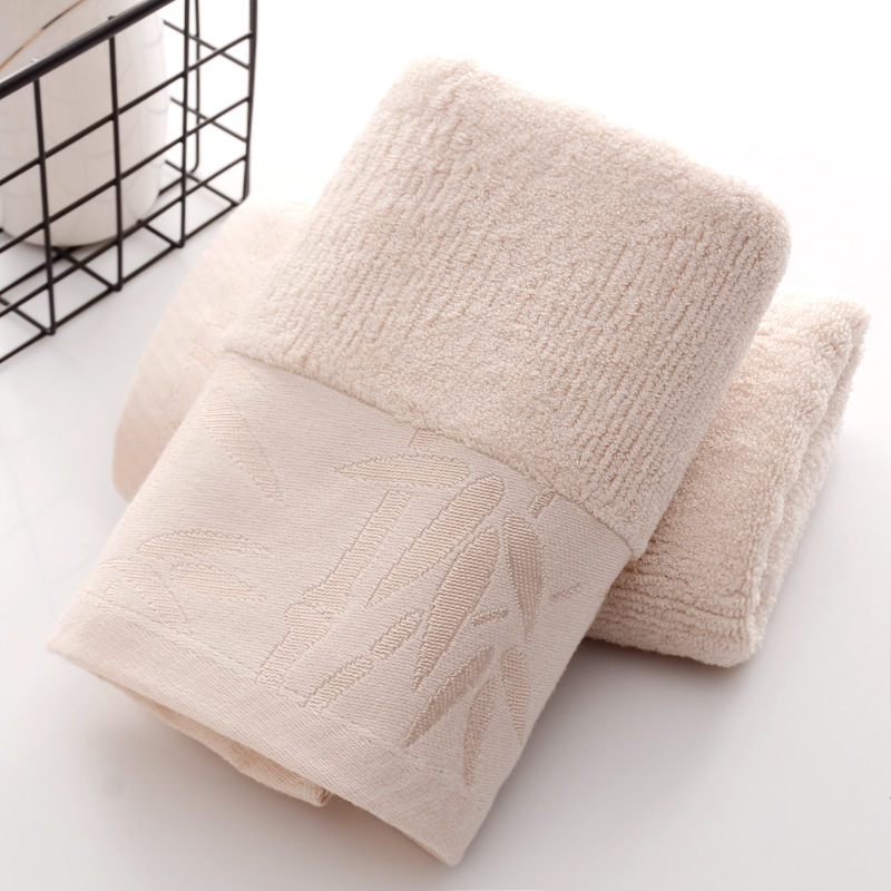 Woven Bamboo Fiber Super Clean Face Towel Bath Towel with Animal Print Pattern 2024