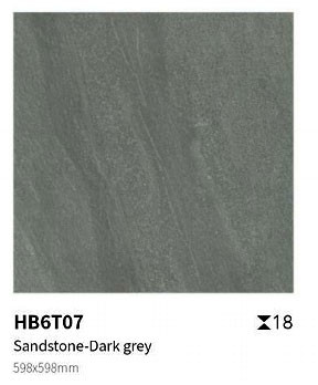 600x600x18mm Non-Slip And Decorative Gray Floor Paving Tile For Square And Rebuilding