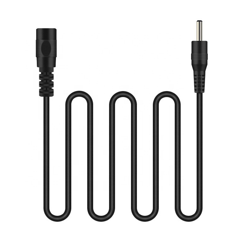 Male to Female 3.5 1.35mm DC Power Extension Cable for CCTV Camera Power Bank