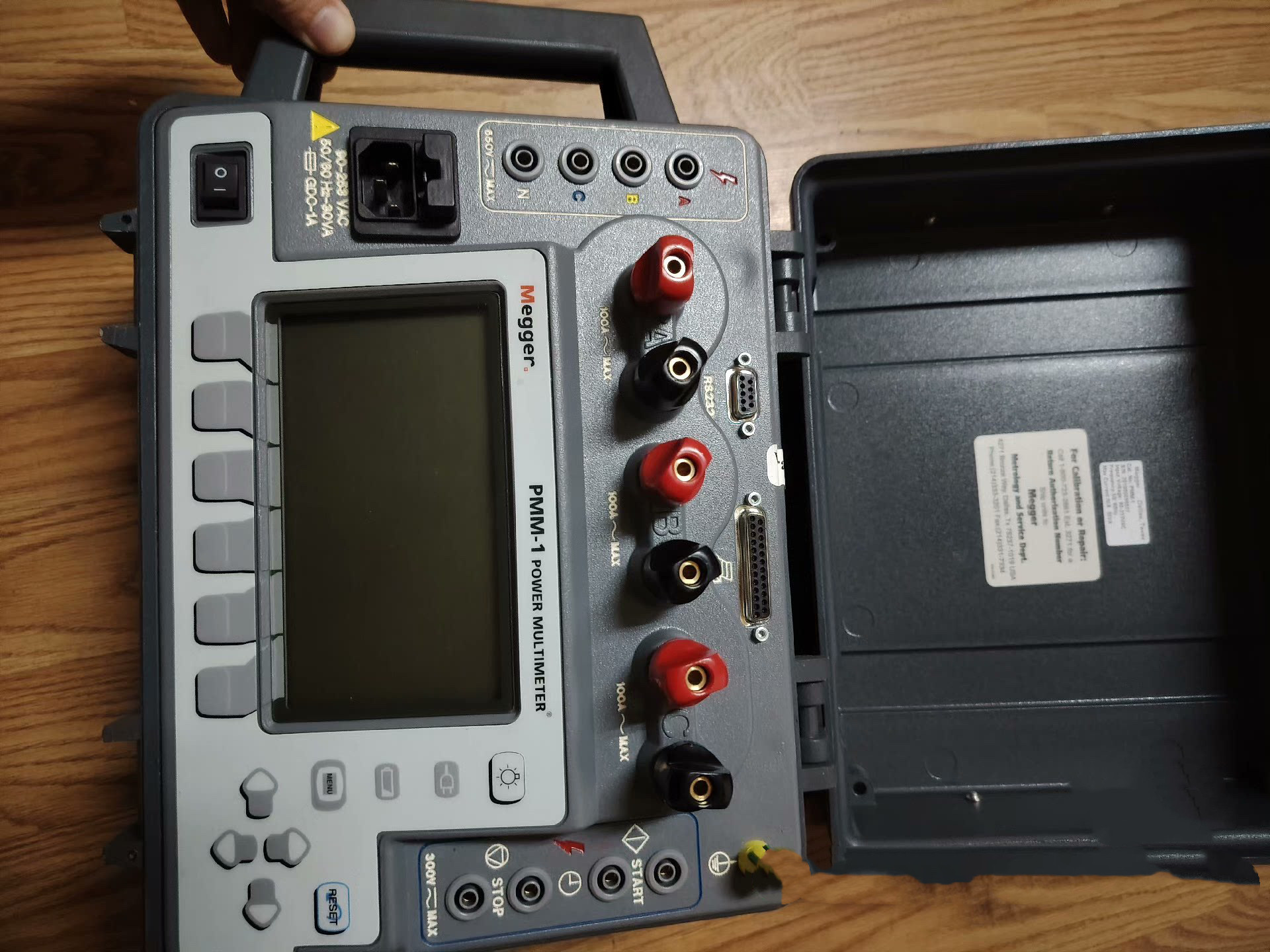 Portable MEGGER PMM-1 Power Multifunction Measuring Instrument -50 dBm to 30 dBm Pre-Owned