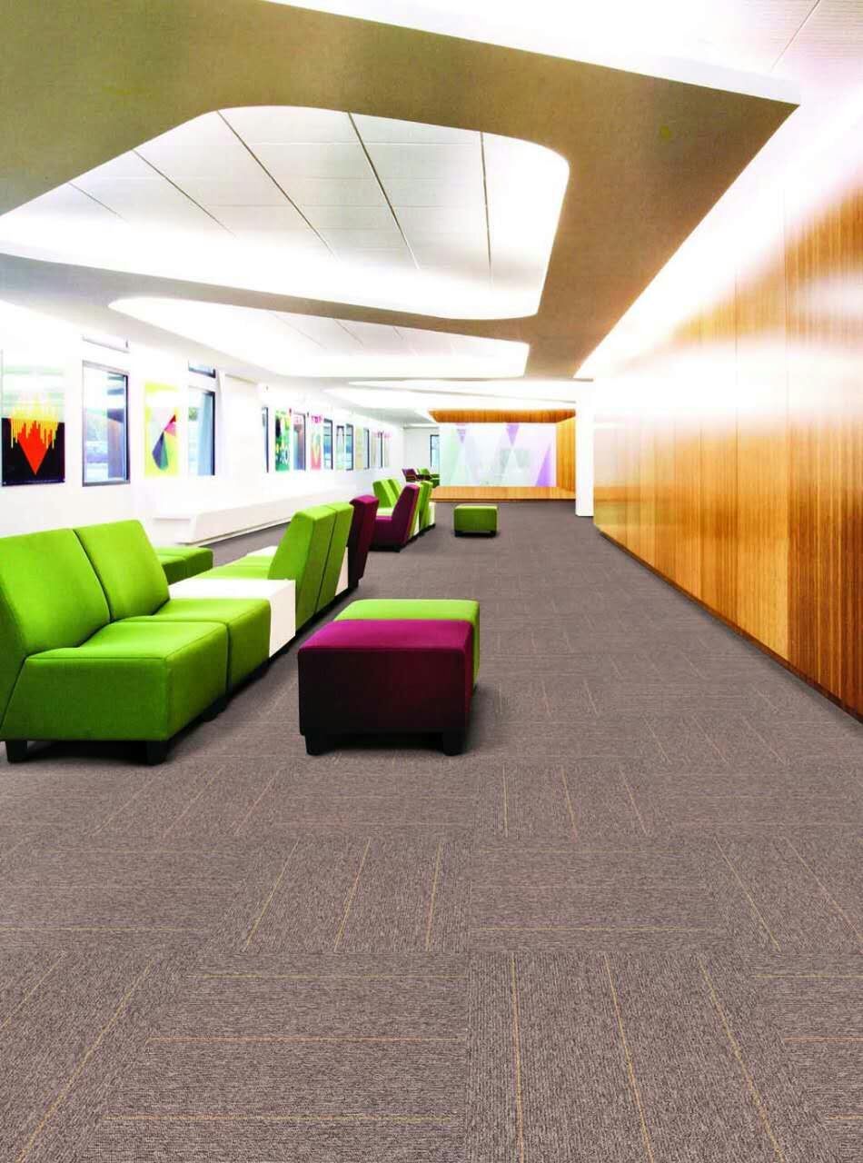 Jm500 Self Adhesive Carpet Tiles / Outdoor Carpet Squares For Coffee Shop