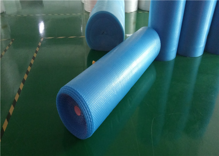 Shockproof Blue Jumbo Rolls Of Bubble Wrap For Packaging 100cmx500m