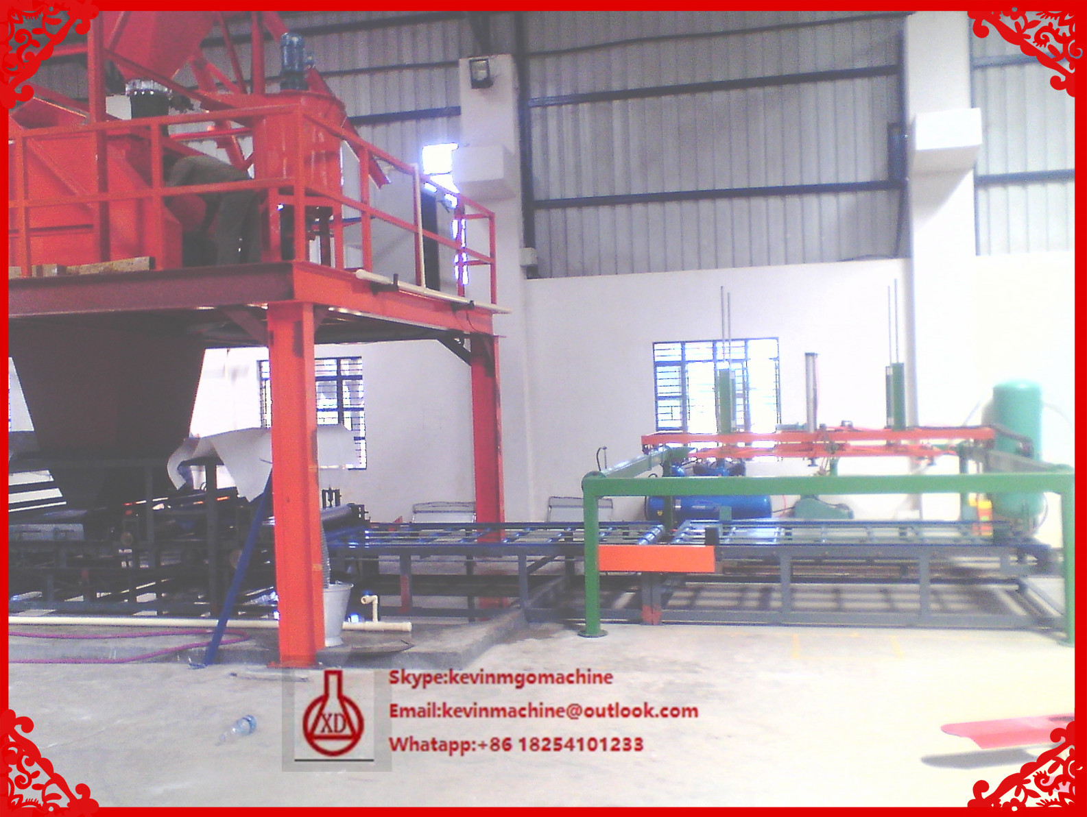 High Performance Straw Board Machine , Automatic Fiber Cement Mgo Board Machine