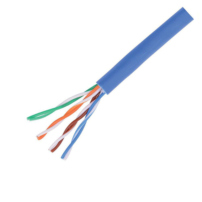 OEM Cat5e UTP 24Awg 0.51Mm 305M Cat5 CCA Lan Cable 1000ft