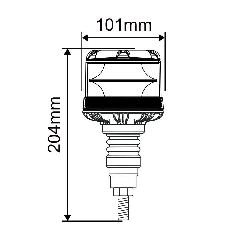 IP 65 EMC R65 Waterproof Signal Beacon Light for Forklift China