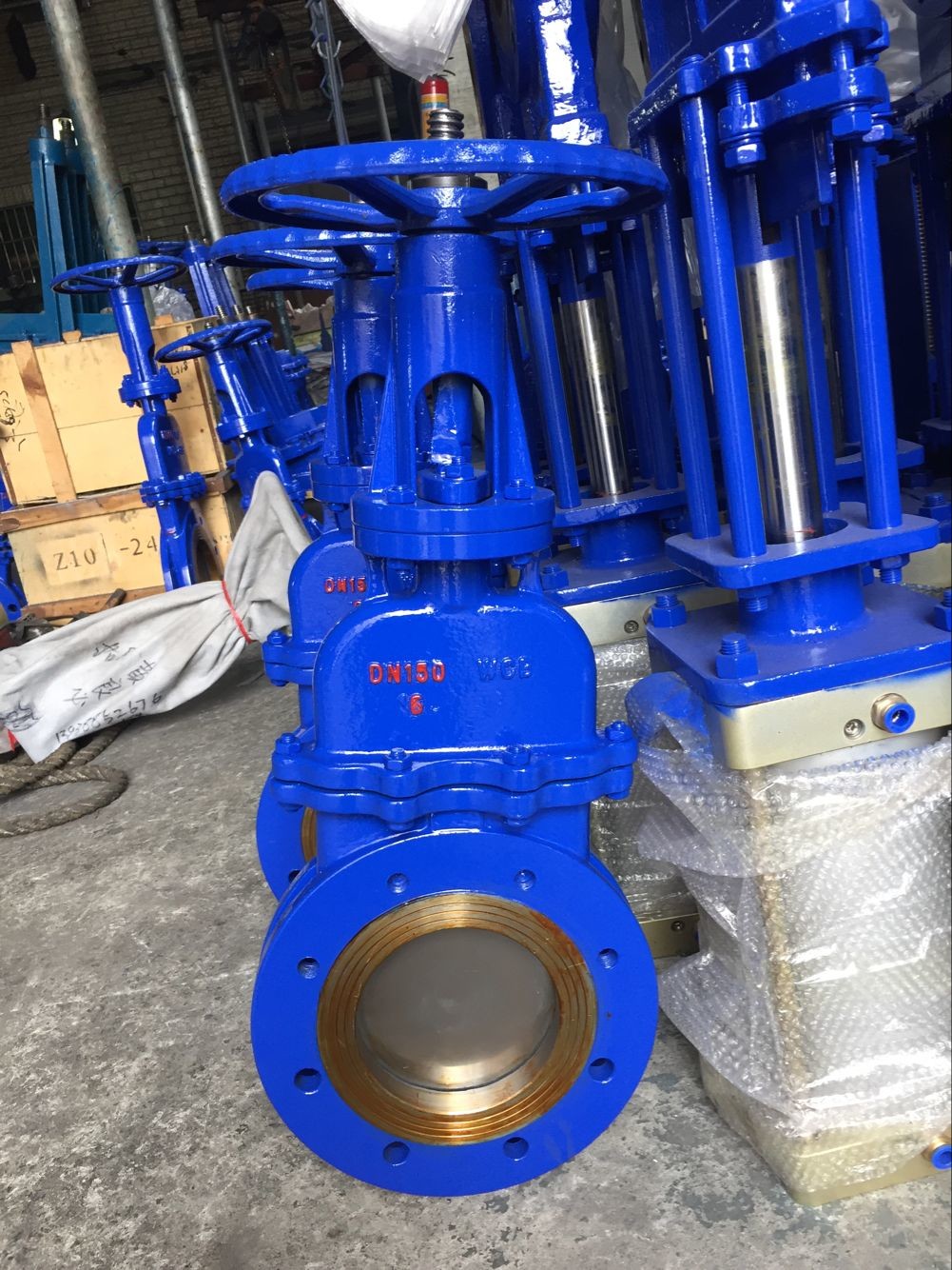 Pneumatic air control 304 Stainless Steel Ansi 150# A216 Cast Steel Wcb 4inch Knife Gate Valve DN800