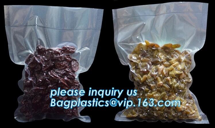 vacuum heat sealing bag Embossed Vaccum Compressed Bag Recyclable Plastic Vacuum Sealer Bags For Food Reusable Food Vacu