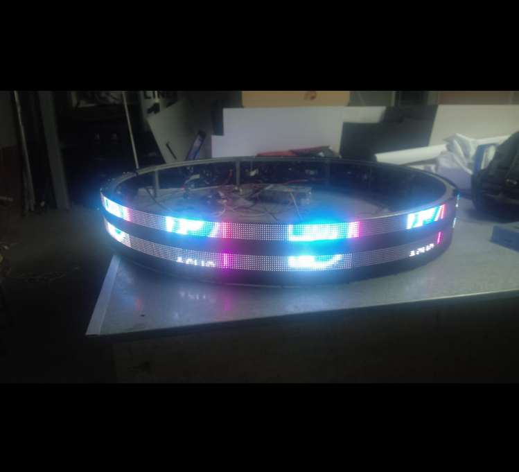 HD full color curved led tv display screen for indoor led advertising display screen curve