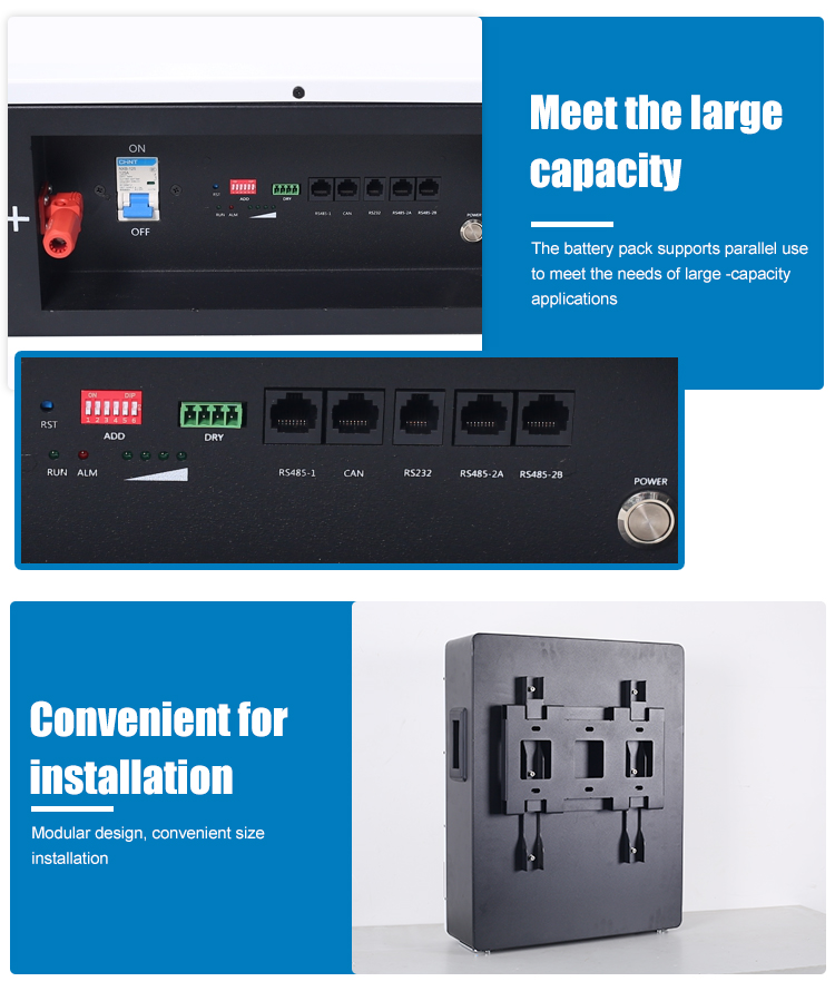 5KW Practical Wall Mounted Solar Battery , Home Solar Power Wall