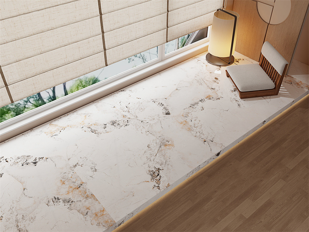 Indoor Wall 1600x3200mm Glazed Polished Porcelain Sintered Stone Slab And Big Slabs For Rebuilding