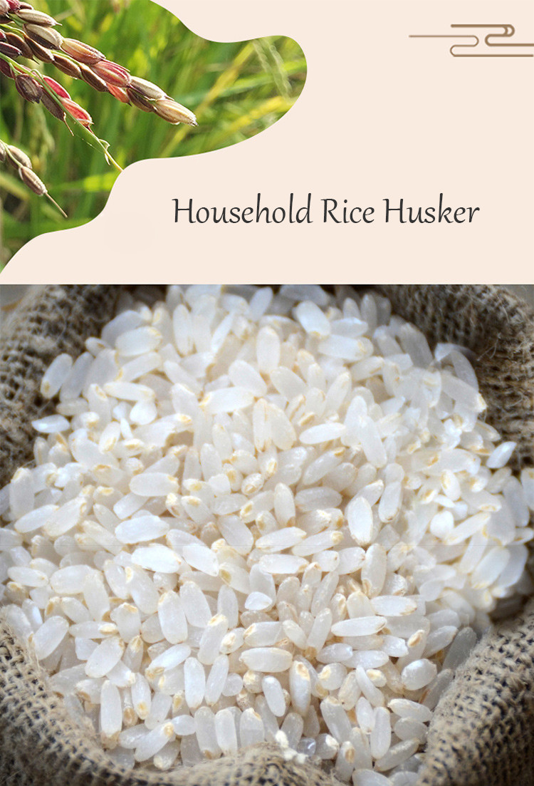 Commercial 30kg/h fresh rice miller germ brown rice husker small rice hulling milling machine