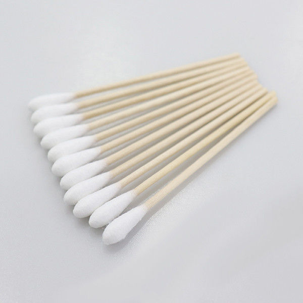 Wooden Cotton Tip Tattoo Supplies FDA 500PCS Cotton Buds Swabs OEM