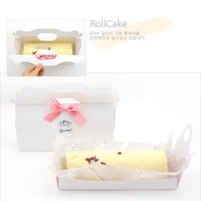 Oilproof Thickened Dessert Takeaway Boxes 4 Inch Cake Box With Window