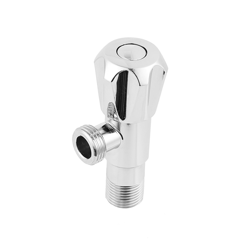 Home Use SS201 Plating Angle Valve With Brass Cartridge 1/2"X1/2"