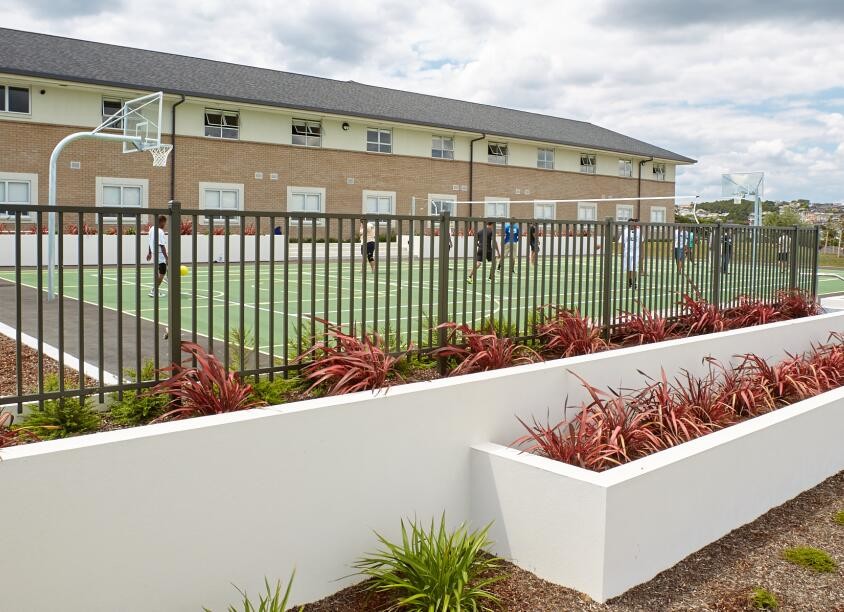 Durable Flat Top Metal Tubular Fencing Lightweight Pool 1.2m Tall