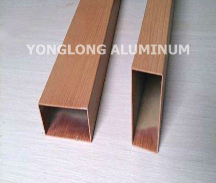 Multifunctional Curtain Wall Aluminium Profiles For Decoration Rectangle Shape