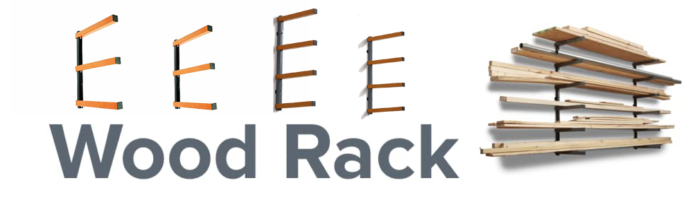 3-Level Wood Rack for Everyday Workshop Lumber Storage in Farmhouse Design
