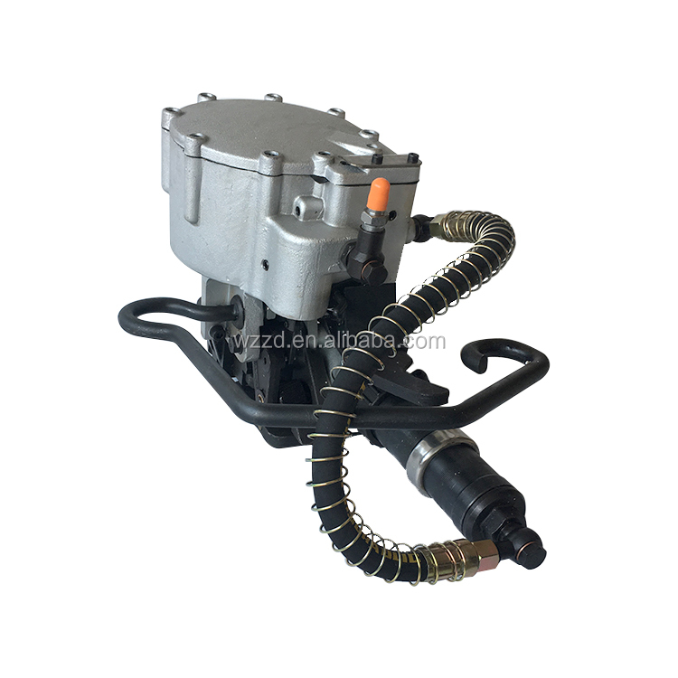 Gray Pneumatic Steel Strapping Tool Semi Automatic Pallet Wrapper Packing Tool