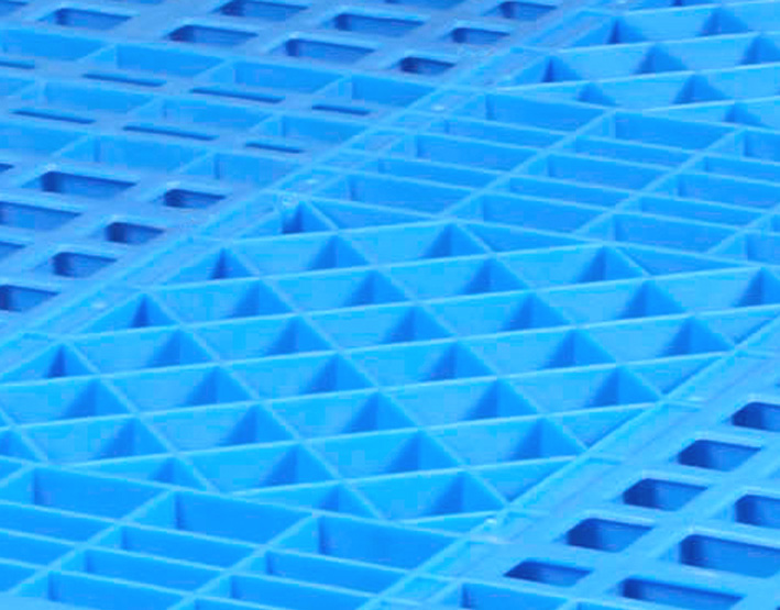 43 X 43 42 X 42 40 X 40 Industrial Plastic Pallet For Warehouse PP Material