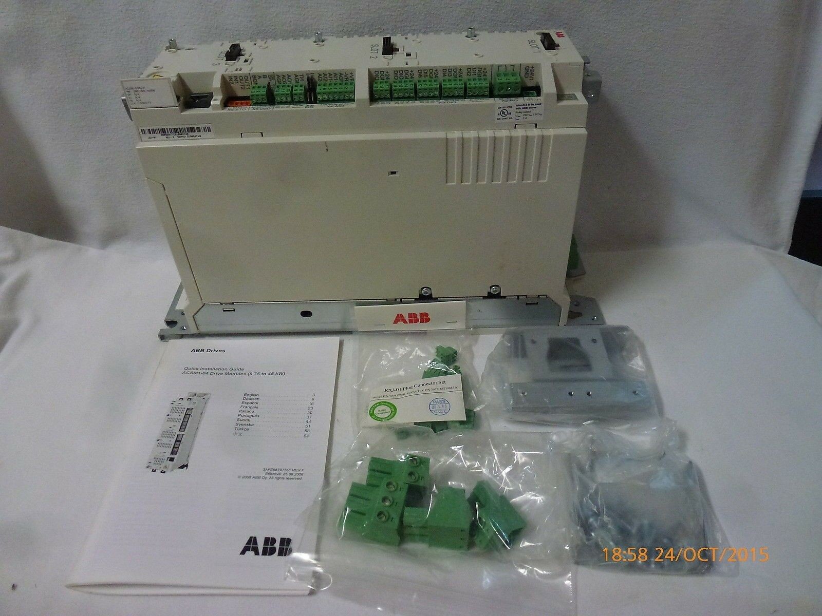 ACSM1-04AS-012A-4 new original, MOTION CONTROL FREQUENCY CONVERTER UL OPEN TYPE B FRAME 5.5 KW 12 AMP 3 PHASE 380-480 V