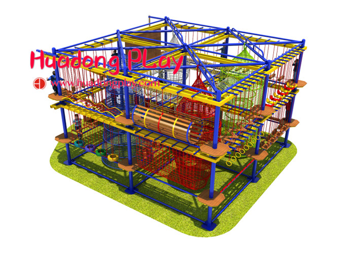 Mix Color Indoor Adventure Playground Food Grade Plastic Long Life Span