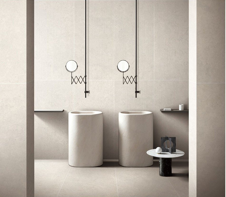 600x1200mm Interior Wall Water-Proof Baby Face Glazed Porcelain Tiles For Bedroom Living Room