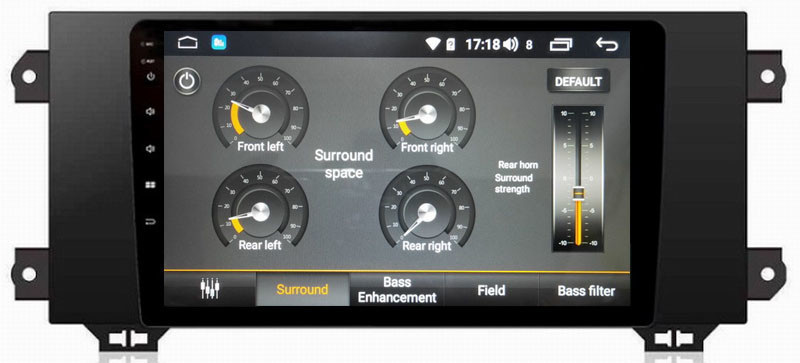 Ouchuangbo car stereo navigation radio for MG 6 support BT MP3 mirror link android 8.1 OS 4+64