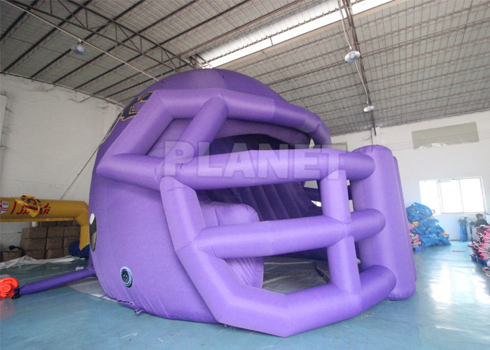 Customized Logo Sport Event Entrance Tunnel Football Inflatable Helmet Tunnel