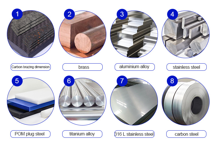 Customized Precision CNC Milling Parts Peek Plastic Brass CNC Machining Aluminum Parts