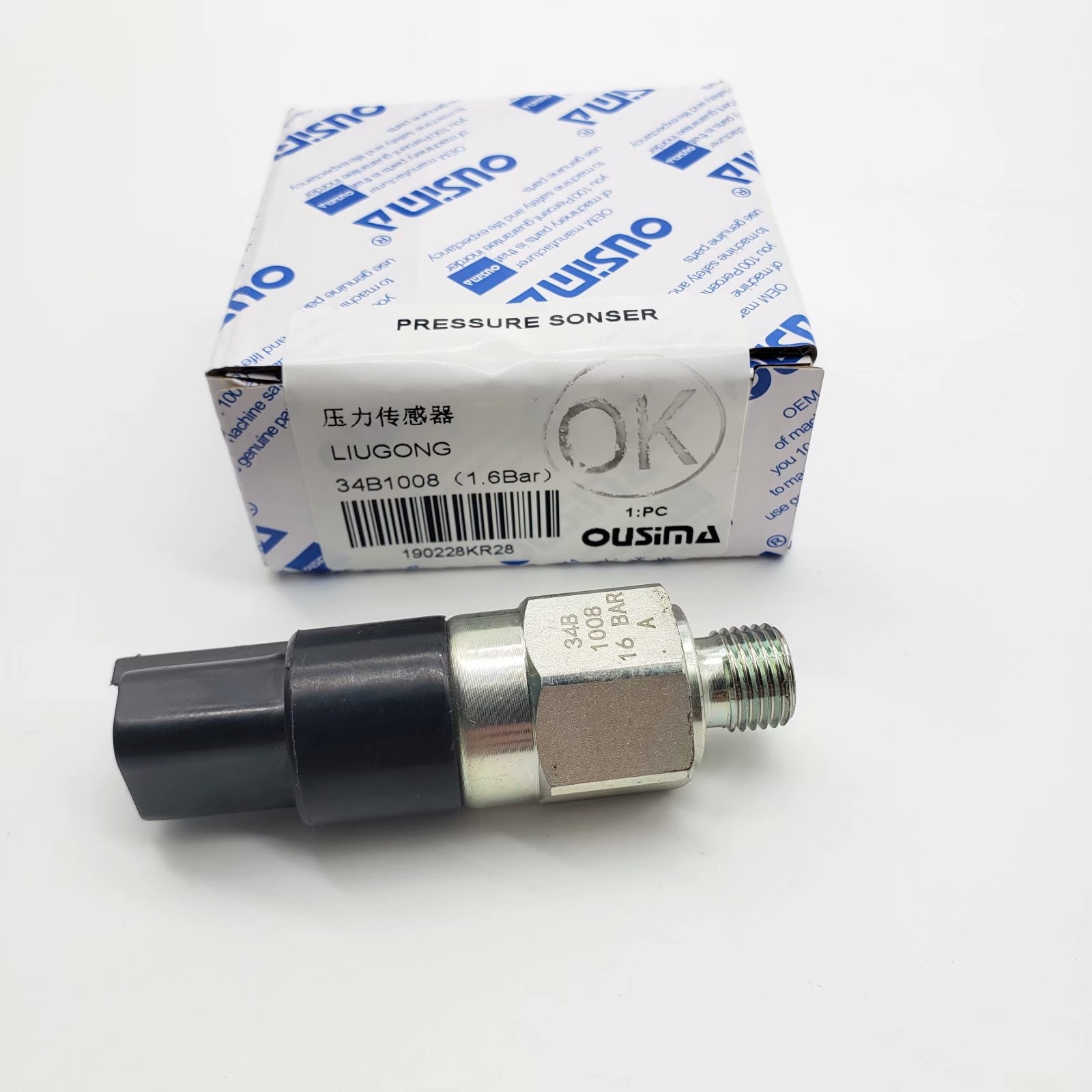 OUSIMA Eletric Excavator 34B1008 1.6 Bar Pressure Sensor
