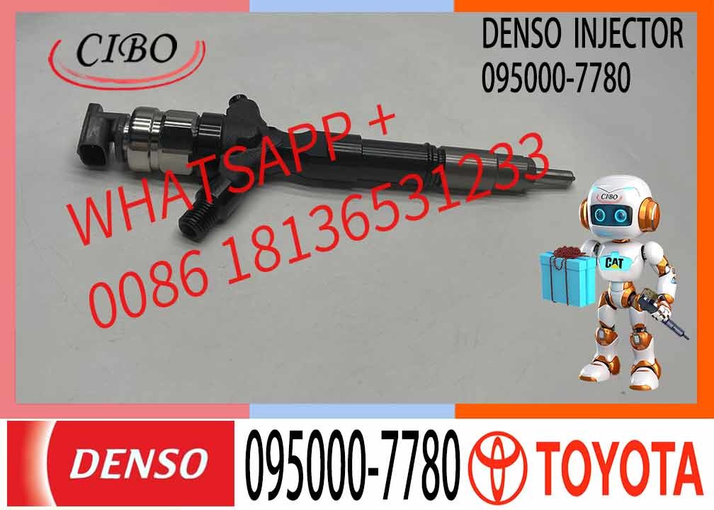 Good Quality Diesel Common Rail Fuel Injector 23670-30280 095000-7780 For TOY0TA 1KD-FTV Engine