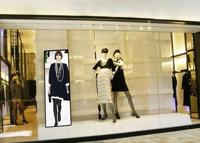All-in-one Double Sided Ultra Thin Poster LED Screen Indoor Moveable