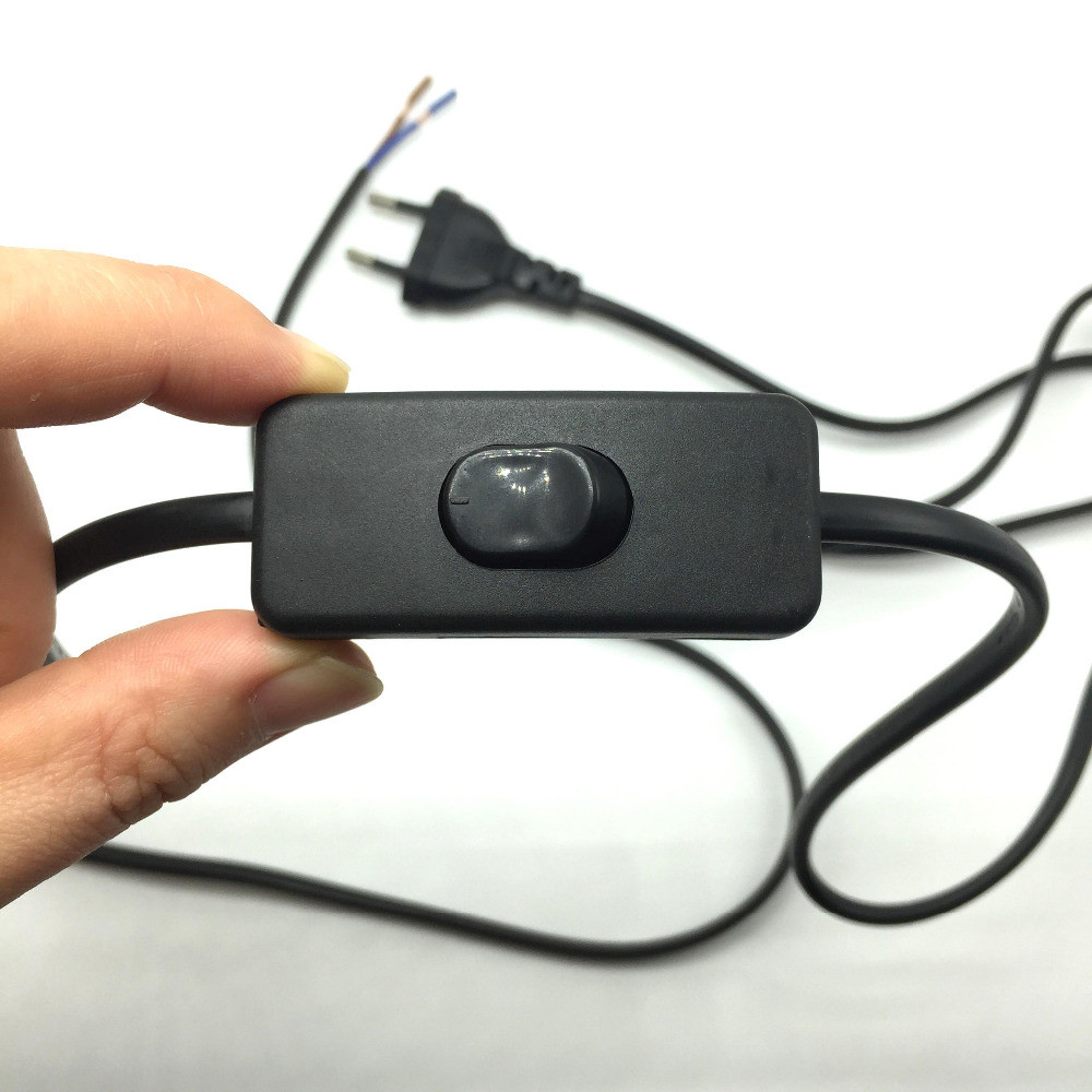 UC Black Brazil Laptop Power Cord 100 Foot Extension Cord With Switch